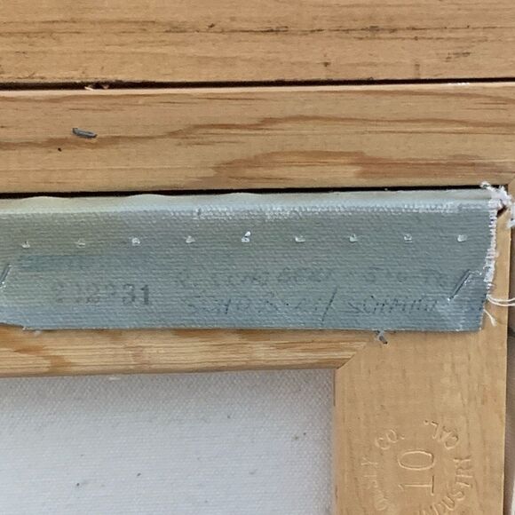 VTG LIGER CUB CANVAS PAINTING SIGNED WOOD FRAMED 8X10 CANVAS - Picture 14 of 15